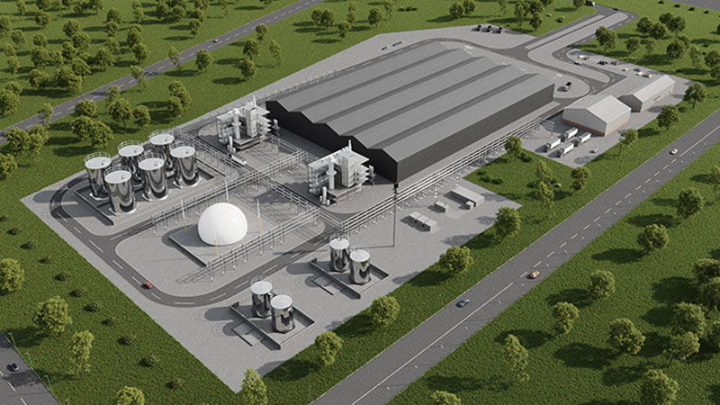 rendering of new recycling facility