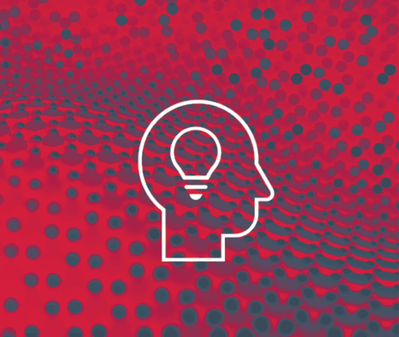 Logo of head with lightbulb