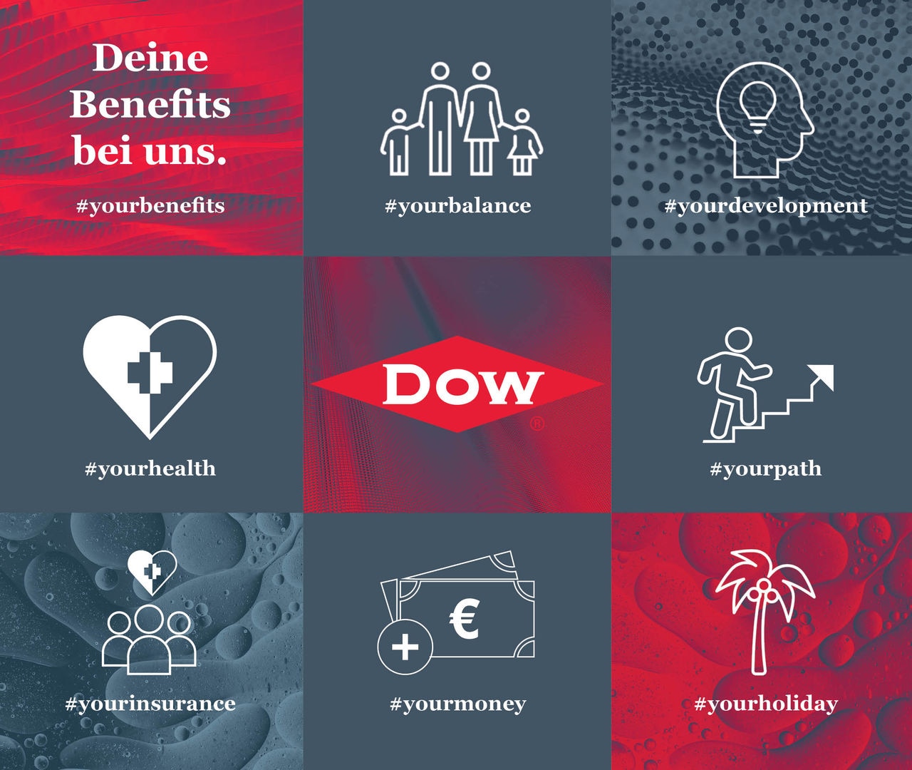 Unsere benefits collage